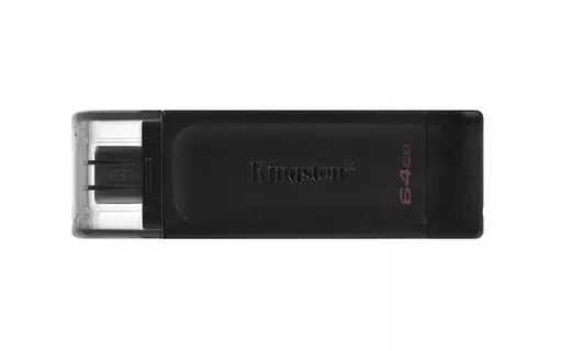 Kingston Technology DataTraveler 70 USB flash drive 64 GB USB Type-C 3.2 Gen 1 (3.1 Gen 1) Black