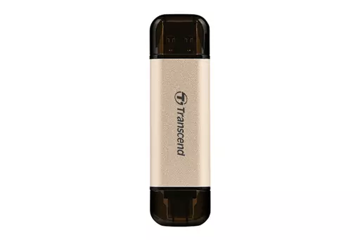 Transcend JetFlash 930C USB flash drive 256 GB USB Type-A / USB Type-C 3.2 Gen 1 (3.1 Gen 1) Gold