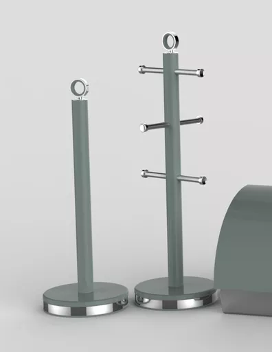 Towel Pole and Mug Tree Set