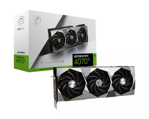 MSI RTX4070 Ti Suprim X NVIDIA GeForce RTX 4070 Ti 12 GB GDDR6X