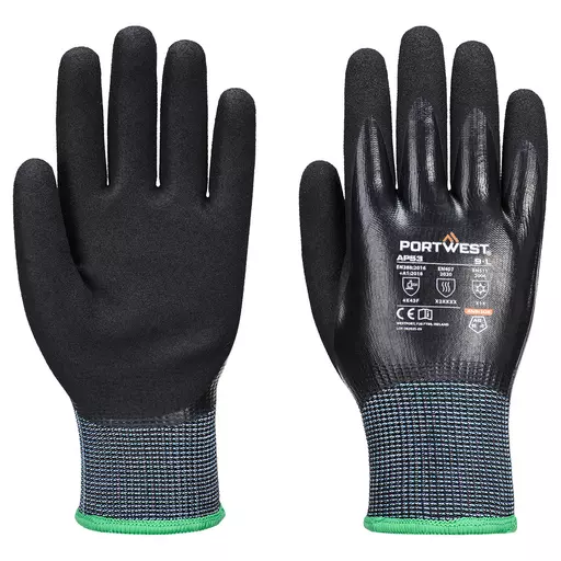 Cold F15 Nitrile Aqua Cut Glove