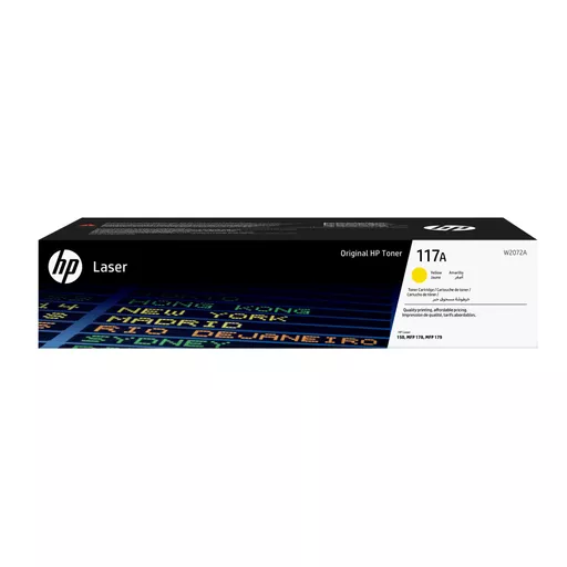 HP W2072A/117A Toner-kit yellow, 700 pages ISO/IEC 19798 for HP Color Laser 150