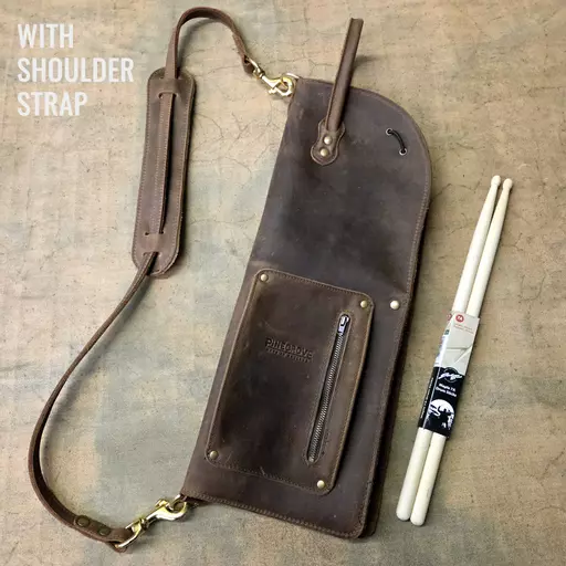 Drumstick bag Vintage brown with strap ANNO.jpg