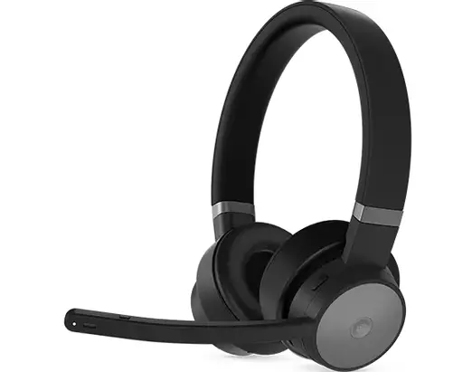 Lenovo Go Wireless ANC Headset Wired & Wireless Head-band Office/Call center USB Type-C Bluetooth Black