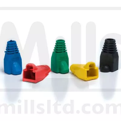 Cat6 RJ45 Cable Relief Boots - Pack of 100