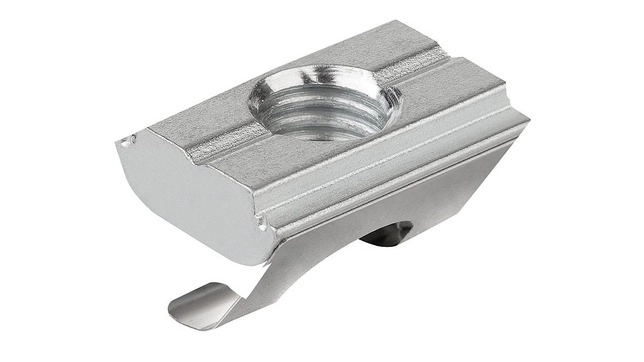 K1027 - Slot Nut With Spring For Aluminium Profiles