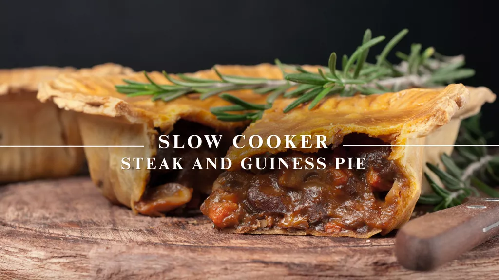 Slow Cooker Steak and Guiness Pie