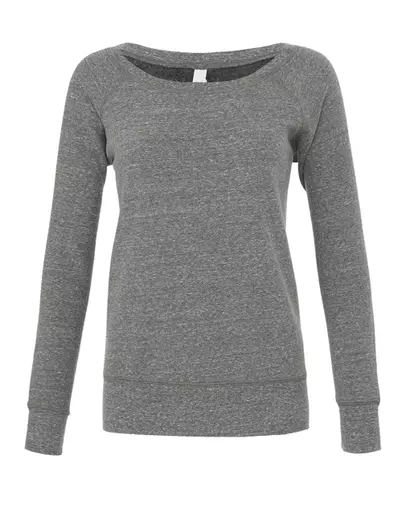 Women's Sponge Fleece Wide Neck Sweatshirt