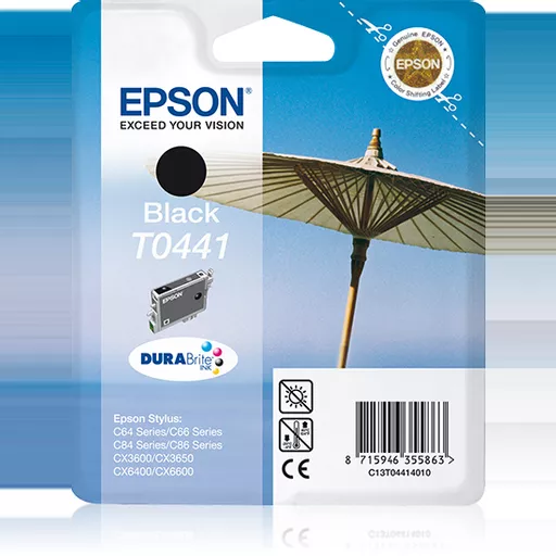 Epson C13T04414010/T0441 Ink cartridge black, 600 pages/3.5% 13ml for Epson Stylus C 64/84