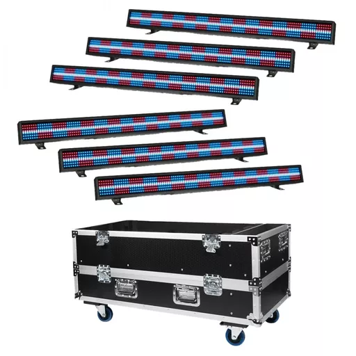 elumen8 Meteor 784 IP Batten x6 with Flight Case Bundle