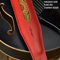 GS90 red stairway Pinegrove guitar strap.jpg