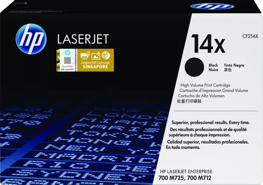 HP CF214X/14X Toner cartridge black, 17.5K pages ISO/IEC 19752 for HP LaserJet 700 M712