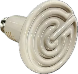Ceramic heat lamp bulb