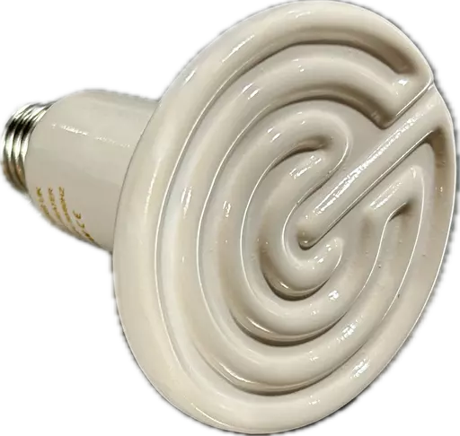 Ceramic heat lamp bulb