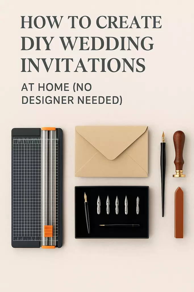 How to Create DIY Wedding Invitations at Home (No Designer Needed)