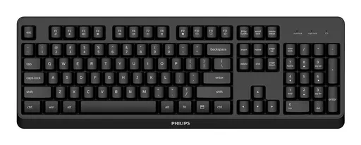 Philips 3000 series SPK6307BL/40 keyboard Universal RF Wireless QWERTY English Black