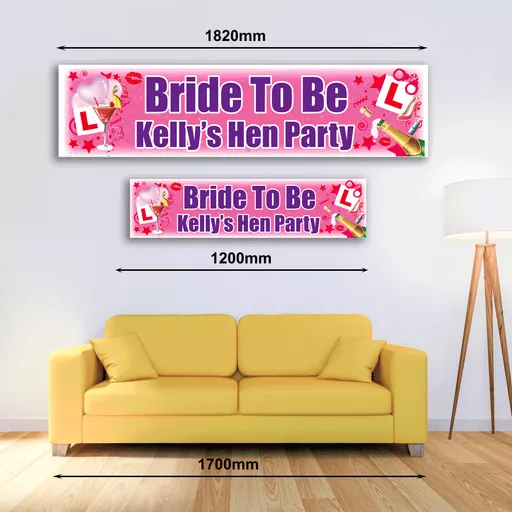 Personalised Banner - Hen Party