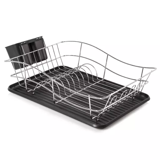 Essentials Dish Rack With Tray