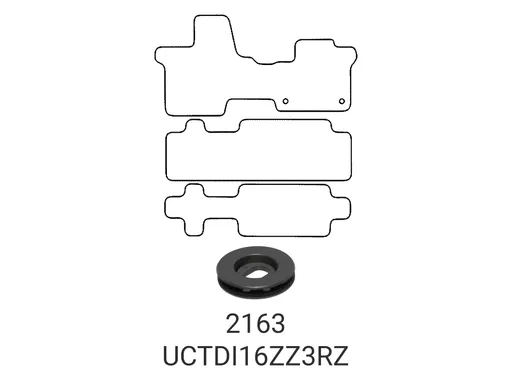 Citroen Dispatch 2016+ Tailored 3mm Rubber Mats
