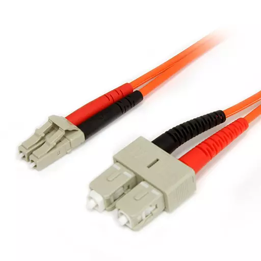 StarTech.com Fiber Optic Cable - Multimode Duplex 62.5/125 - LSZH - LC/SC - 2 m