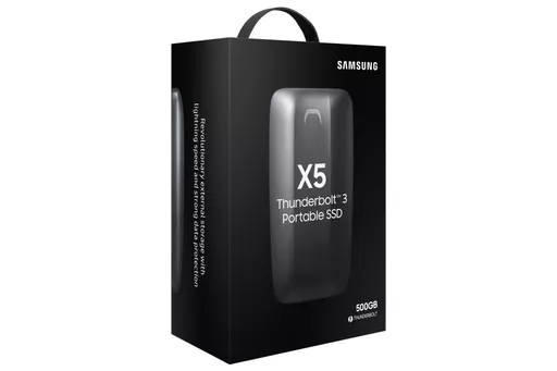 Samsung X5 500 GB Black, Red