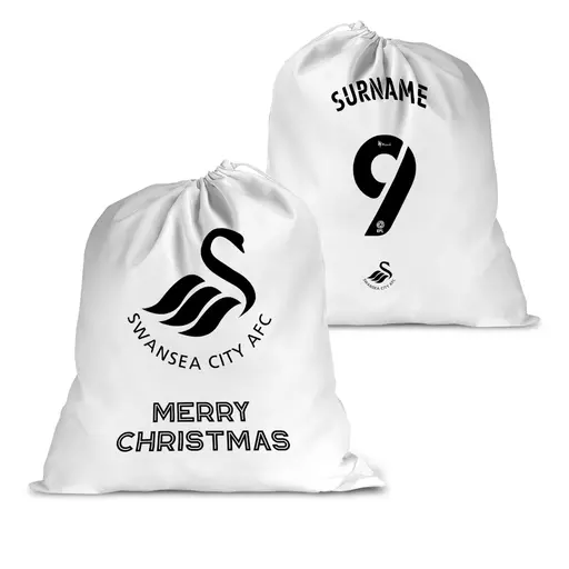 Swansea City AFC Back of Shirt Santa Sack