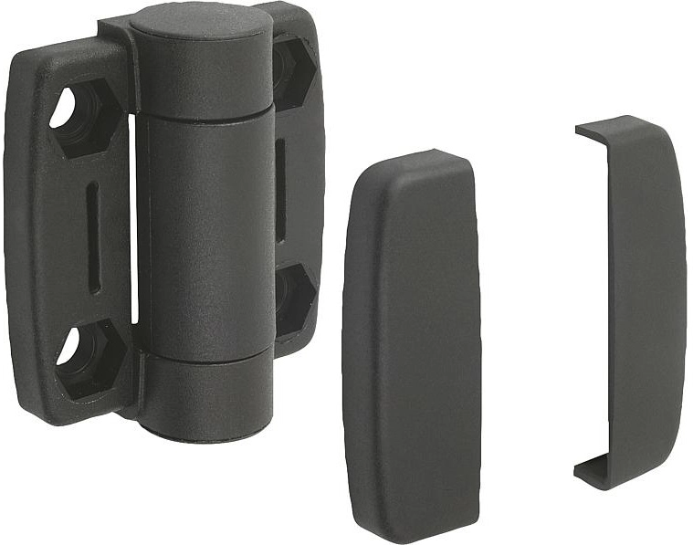 K0439 - Hinges In Plastic Four Position Catch & Covers