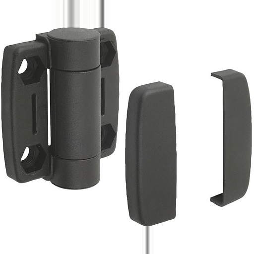 K0439 - Hinges In Plastic Four Position Catch & Covers