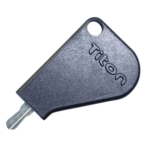 TITON Key To Suit Titon Select Standard Espag Handles With Black Plastic Head