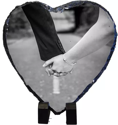 Create a unique keepsake with our Personalised Square Rock Photo Slate. Upload your photo for a custom engraved gift 