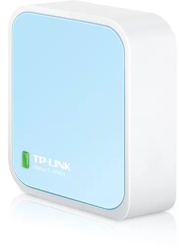 TP-Link TL-WR802N wireless router Fast Ethernet Single-band (2.4 GHz) Blue, White