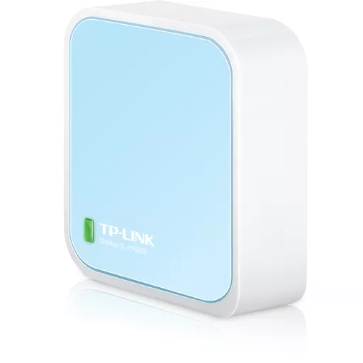 TP-Link TL-WR802N wireless router Fast Ethernet Single-band (2.4 GHz) Blue, White