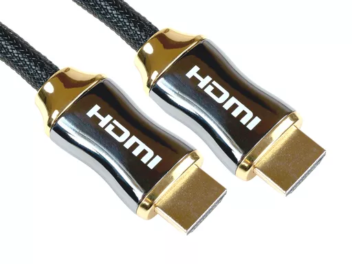 Cables Direct HDMI/HDMI M/M 2m HDMI cable HDMI Type A (Standard) Black, Gold