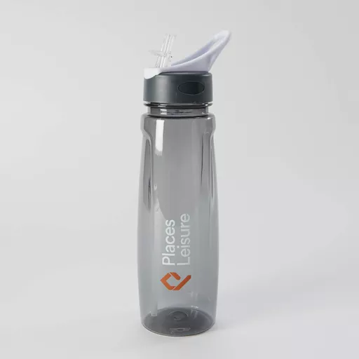 GREY STRAW BOTTLE CLEAR