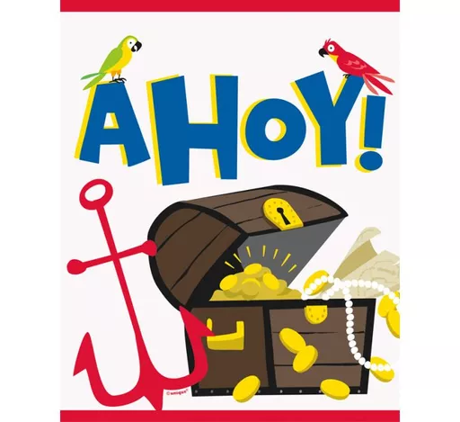 Ahoy Pirate Party Bag - Pack of 8