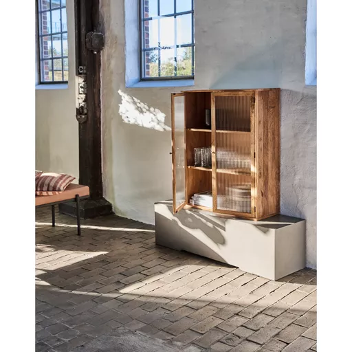 Wall cabinet, Balance, Antique brown