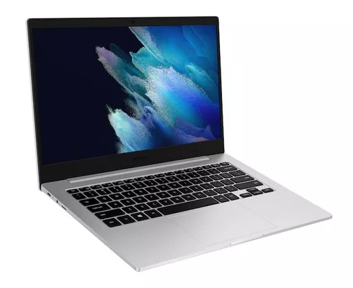 Samsung Galaxy Book Go Notebook 35.6 cm (14") Full HD Qualcomm Snapdragon 4 GB LPDDR4x-SDRAM 128 GB eMMC Wi-Fi 5 (802.11ac) Windows 10 Pro Silver