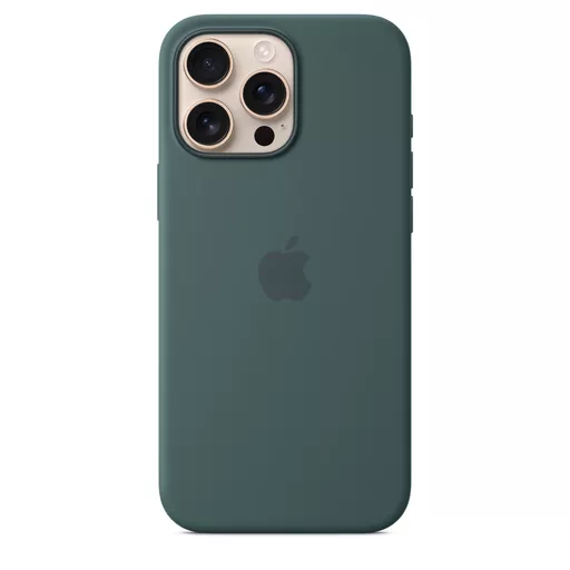 Apple iPhone 16 Pro Max Silicone Case with MagSafe - Lake Green