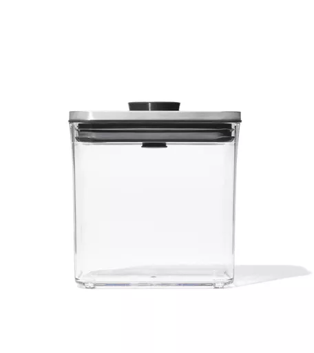Steel POP Rectangle Short Container - 1.6L