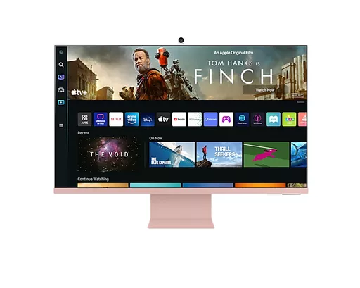 Samsung LS32BM80PUUXXU computer monitor 81.3 cm (32") 3840 x 2160 pixels 4K Ultra HD Pink, White