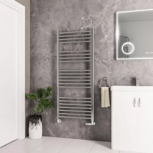 Wendover Straight Stainless Steel Multirail 1400 x 600 Mirror Polished