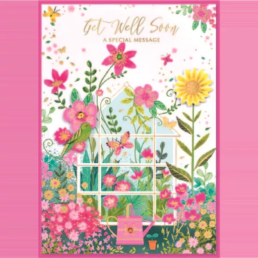 Isabel's Garden 6 Pack Cards C50 Get Well