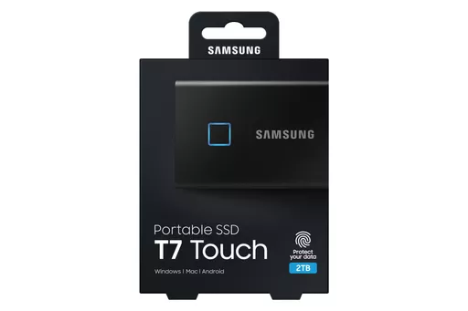 Samsung Portable SSD T7 Touch 2TB - Black