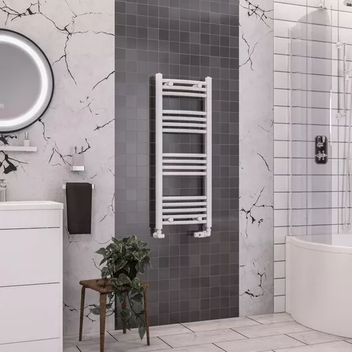 Wendover Curved Multirail 1000 x 400 Gloss White