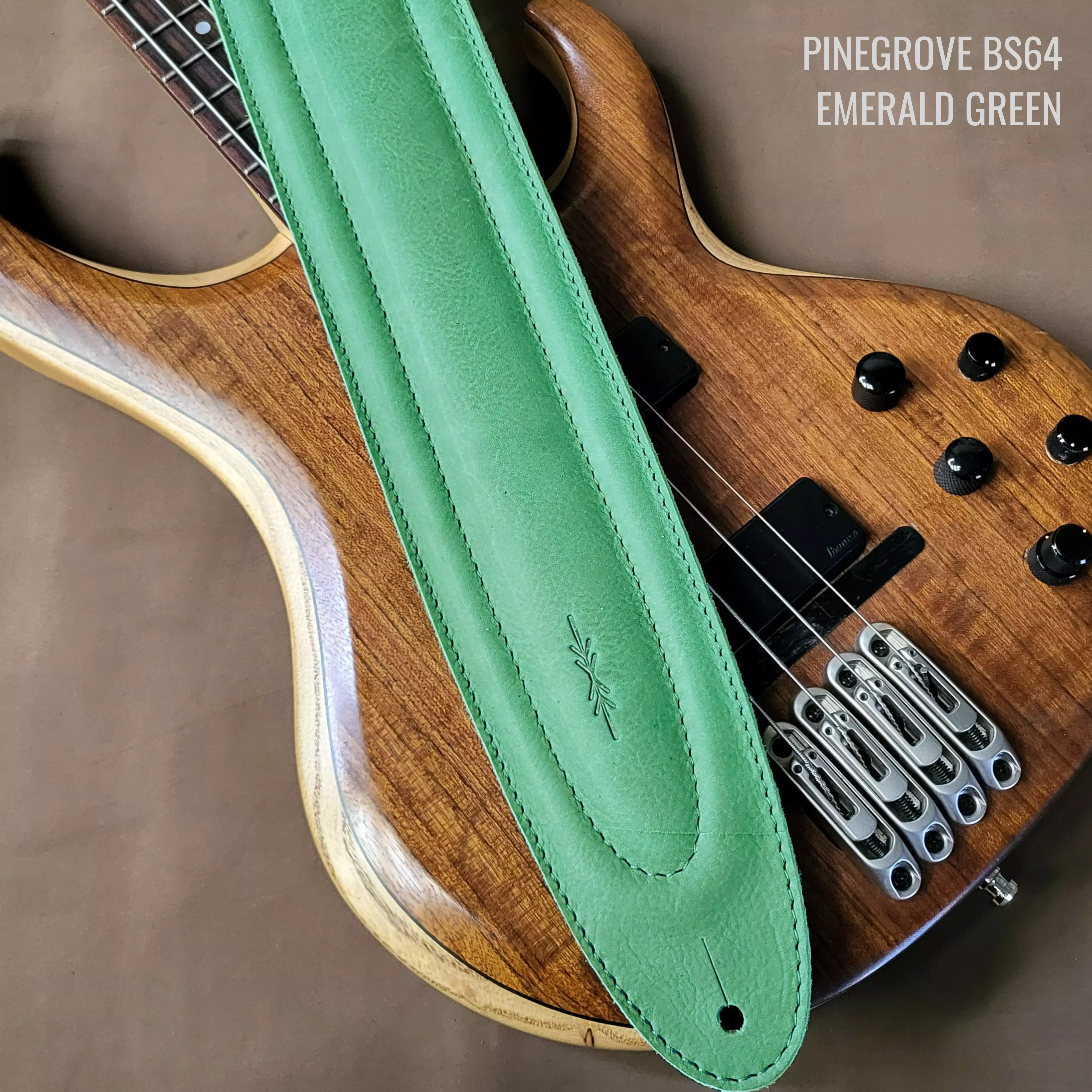 BS68 emerald green Rio bass guitar strap ANNO 114151.jpg