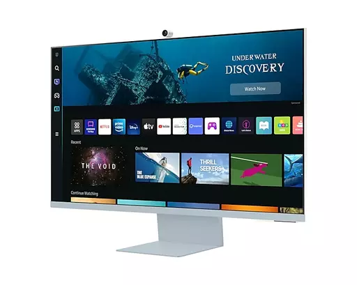 Samsung LS32BM80BUUXXU computer monitor 81.3 cm (32") 3840 x 2160 pixels 4K Ultra HD Blue, White