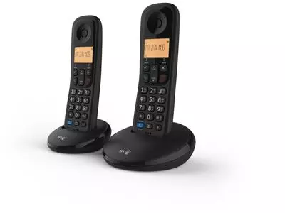 British Telecom D9R9WS00 DECT telephone Caller ID Black