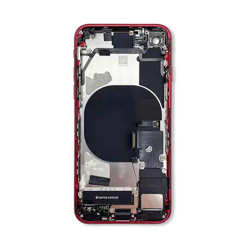 Back Housing With Internal Parts (RECLAIMED) (Grade C Minus) (Red) (No CE Mark) - For iPhone 8