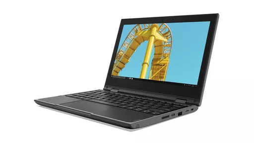 Lenovo 300e 2nd Gen (AMD) AMD 3000 3015e Hybrid (2-in-1) 29.5 cm (11.6") Touchscreen HD 4 GB DDR4-SDRAM 128 GB SSD Wi-Fi 6 (802.11ax) Windows 10 Pro Black