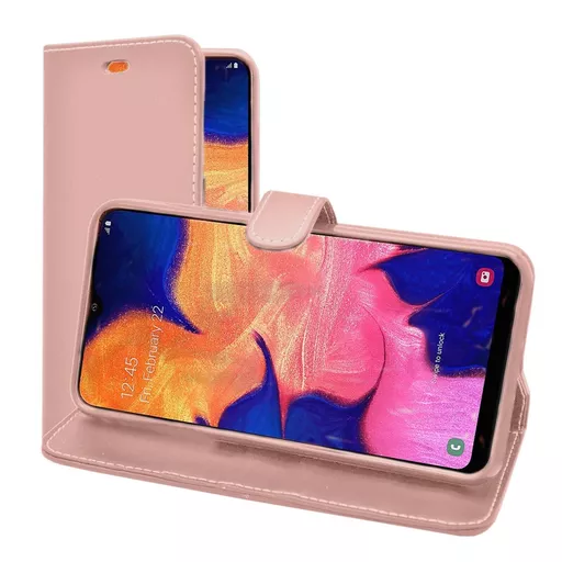 Wallet for Galaxy A10 - Rose Gold